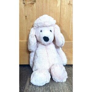 Jellycat Bashful Pink Poodle Plush Stuffed Animal Medium New With Tags Retired
